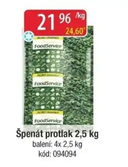 Qanto Špenát protlak nabídka
