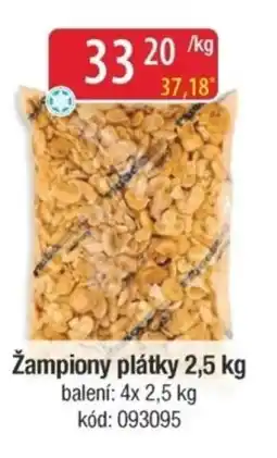 Qanto Žampiony plátky nabídka