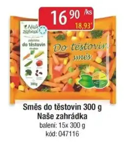 Qanto Směs do těstovin Naše zahrádka nabídka