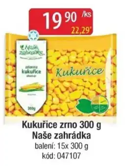 Qanto Kukuřice zrno Naše zahrádka nabídka