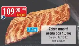 Qanto Žebra masitá uzená nabídka