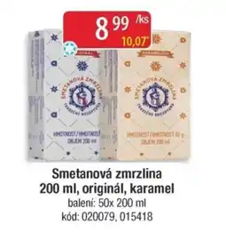 Qanto Smetanová zmrzlina, originál, karamel nabídka