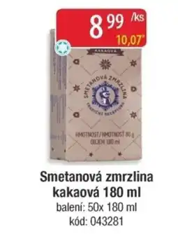 Qanto Smetanová zmrzlina kakaová nabídka