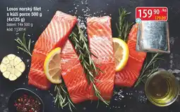 Qanto Losos norský filet s kůží porce nabídka