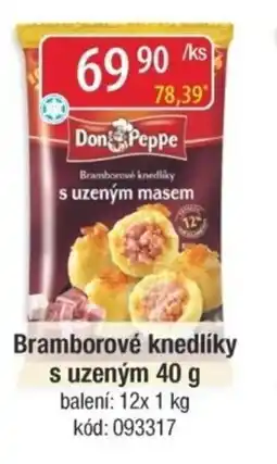 Qanto Bramborové knedlíky s uzeným nabídka