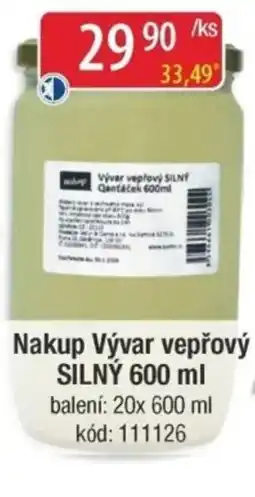 Qanto Nakup Vývar vepřový SILNÝ nabídka