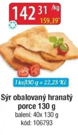 Qanto Sýr obalovaný hranatý porce nabídka