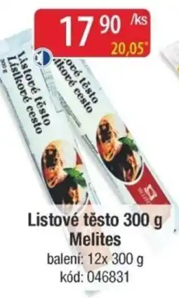 Qanto Listové těsto Melites nabídka