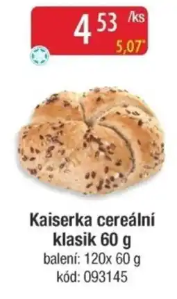 Qanto Kaiserka cereální klasik nabídka