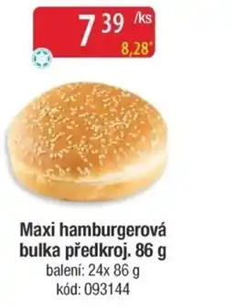 Qanto Maxi hamburgerová bulka předkroj. nabídka