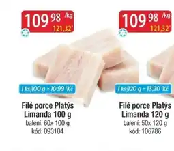 Qanto Filé porce Platýs Limanda nabídka