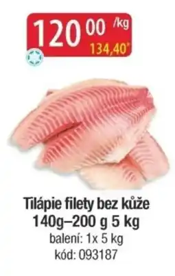 Qanto Tilápie filety bez kůže nabídka