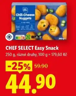 Lidl CHEF SELECT Easy Snack nabídka