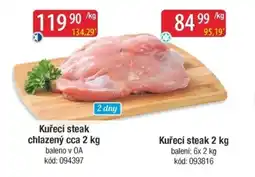 Qanto Kuřecí steak nabídka