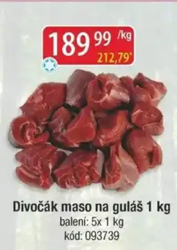 Qanto Divočák maso na guláš nabídka