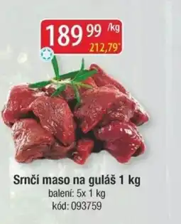 Qanto Srnčí maso na guláš nabídka