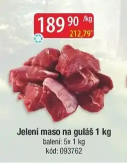 Qanto Jelení maso na guláš nabídka
