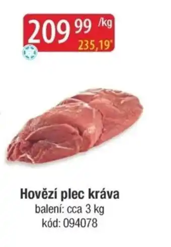 Qanto Hovězí plec kráva nabídka