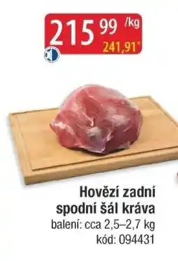 Qanto Hovězí zadní spodní šál kráva nabídka