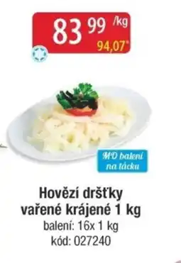 Qanto Hovězí dršťky vařené krájené nabídka