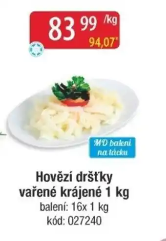 Qanto Hovězí dršťky vařené krájené nabídka