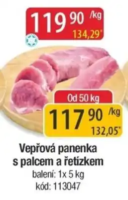 Qanto Vepřová panenka s palcem a řetízkem nabídka