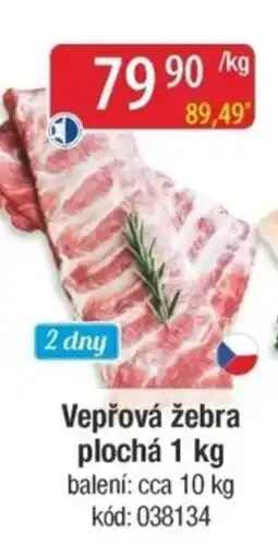 Qanto Vepřová žebra plochá nabídka