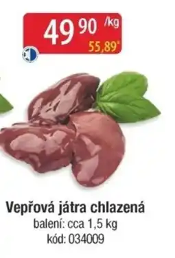 Qanto Vepřová játra chlazená nabídka