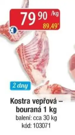 Qanto Kostra vepřová - bouraná nabídka