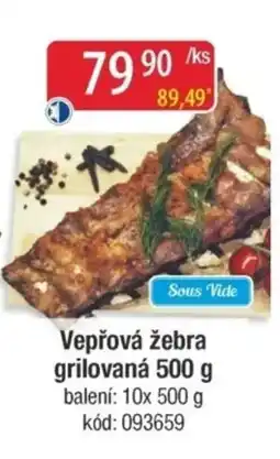 Qanto Vepřová žebra grilovaná nabídka