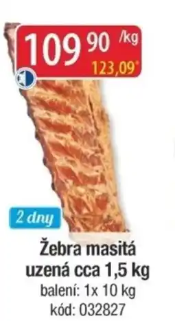 Qanto Žebra masitá uzená nabídka