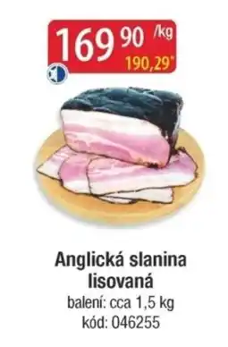 Qanto Anglická slanina lisovaná nabídka
