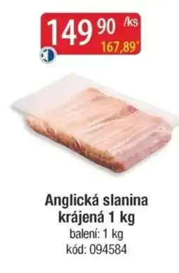 Qanto Anglická slanina krájená nabídka