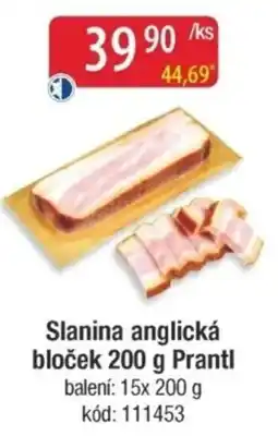 Qanto Slanina anglická bloček Prantl nabídka