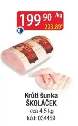 Qanto Krůtí šunka ŠKOLÁČEK nabídka