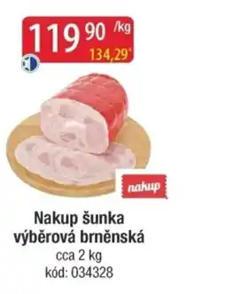Qanto Nakup šunka výběrová brněnská nabídka