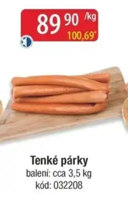 Qanto Tenké párky nabídka