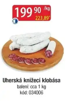 Qanto Uherská knížecí klobása nabídka