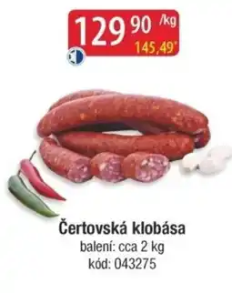 Qanto Čertovská klobása nabídka