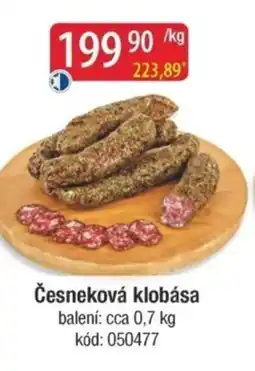 Qanto Česneková klobása nabídka