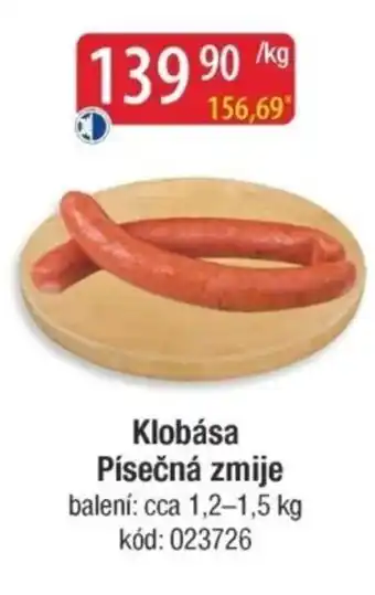 Qanto Klobása Písečná zmije nabídka