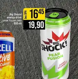 Jip Big Shock! energy drink pear fusion zero nabídka