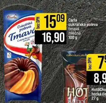 Jip Carla cukrářská poleva tmavá mléčná nabídka