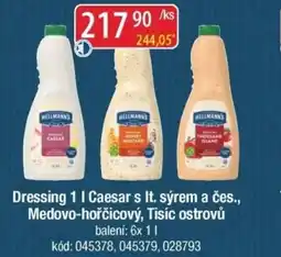 Qanto Dressing Caesar s It. sýrem a čes., Medovo-hořčicový, Tisíc ostrovů nabídka