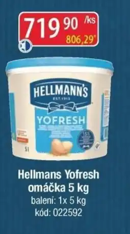 Qanto HELLMANN'S Yofresh omáčka nabídka
