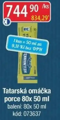 Qanto Tatarská omáčka porce nabídka