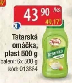 Qanto Tatarská omáčka, plast nabídka