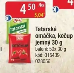 Qanto Tatarská omáčka, kečup jemný nabídka