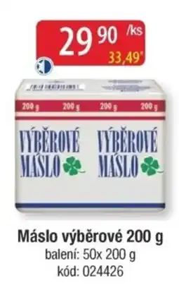 Qanto Máslo výběrové nabídka