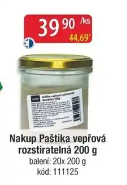 Qanto Nakup Paštika vepřová rozstiratelná nabídka